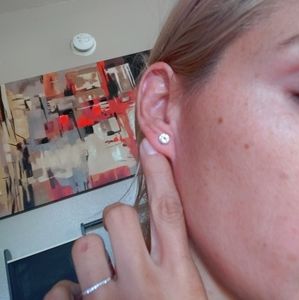 2 ct. Moissanite 14kt White Gold Earrings